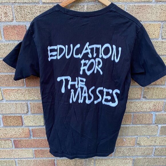 Vintage Stussy Education for the Masses Graphic T Shirt Medium - Picture 3 of 7